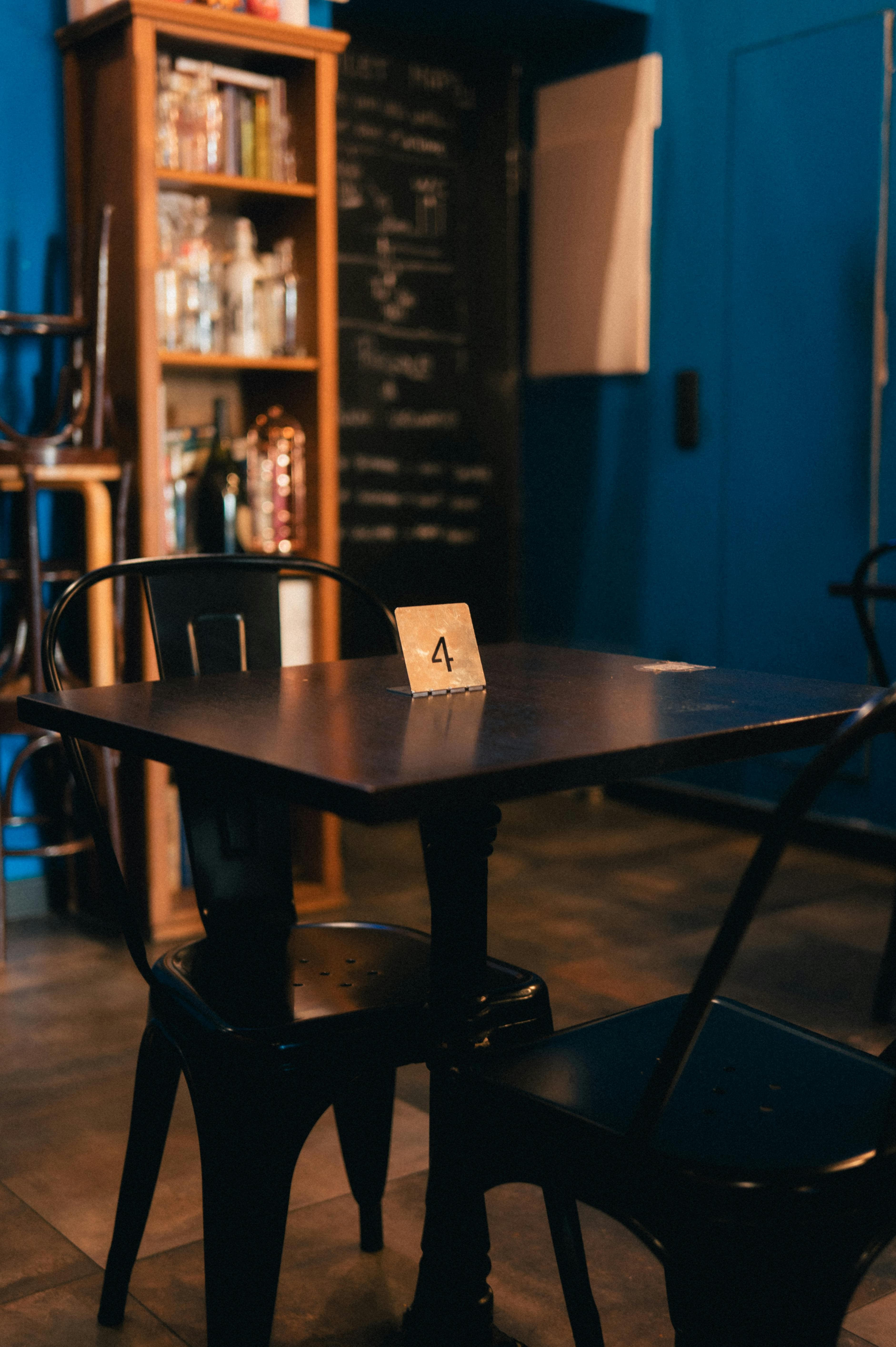 Beautifully set restaurant table